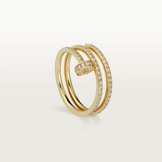 [Rose Tomorrow]JUSTE RING 4.8MM FULL DIAMOND