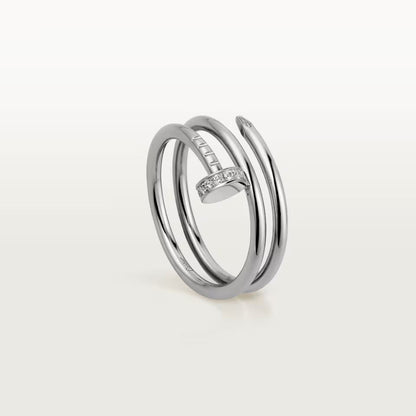 [Rose Tomorrow]JUSTE RING 4.8MM HALF DIAMOND