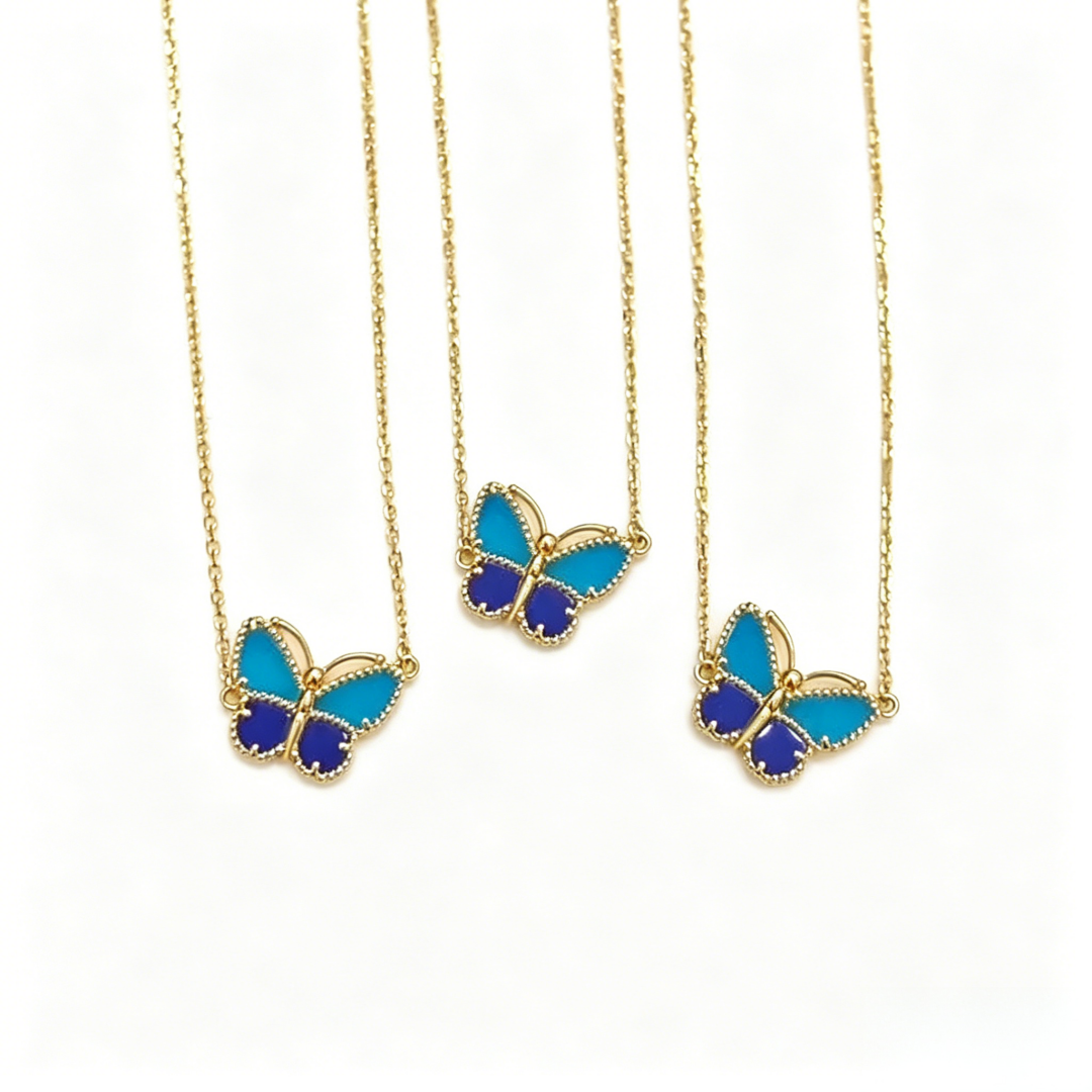 [Rose Tomorrow] 2026 NEW LUCKY BUTTERFLY 1 MOTIFS NECKLACE