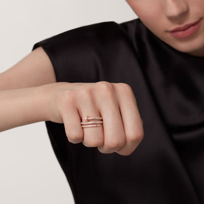 [Rose Tomorrow]JUSTE RING 4.8MM FULL DIAMOND