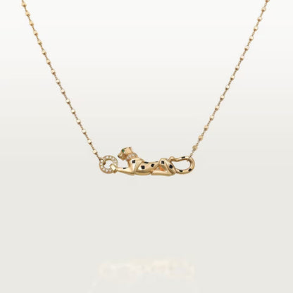 [Rose Tomorrow]PANTHERE FULL DIAMOND NECKLACE