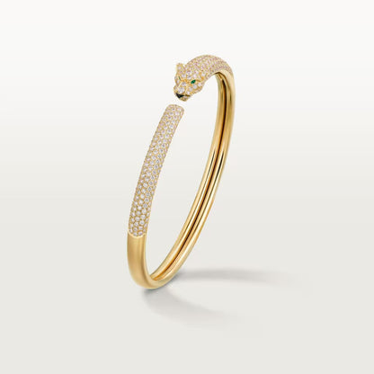 [Rose Tomorrow]PANTHERE FULL DIAMOND OPEN BRACELET