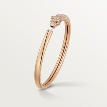 [Rose Tomorrow]PANTHERE HALF DIAMOND OPEN BRACELET