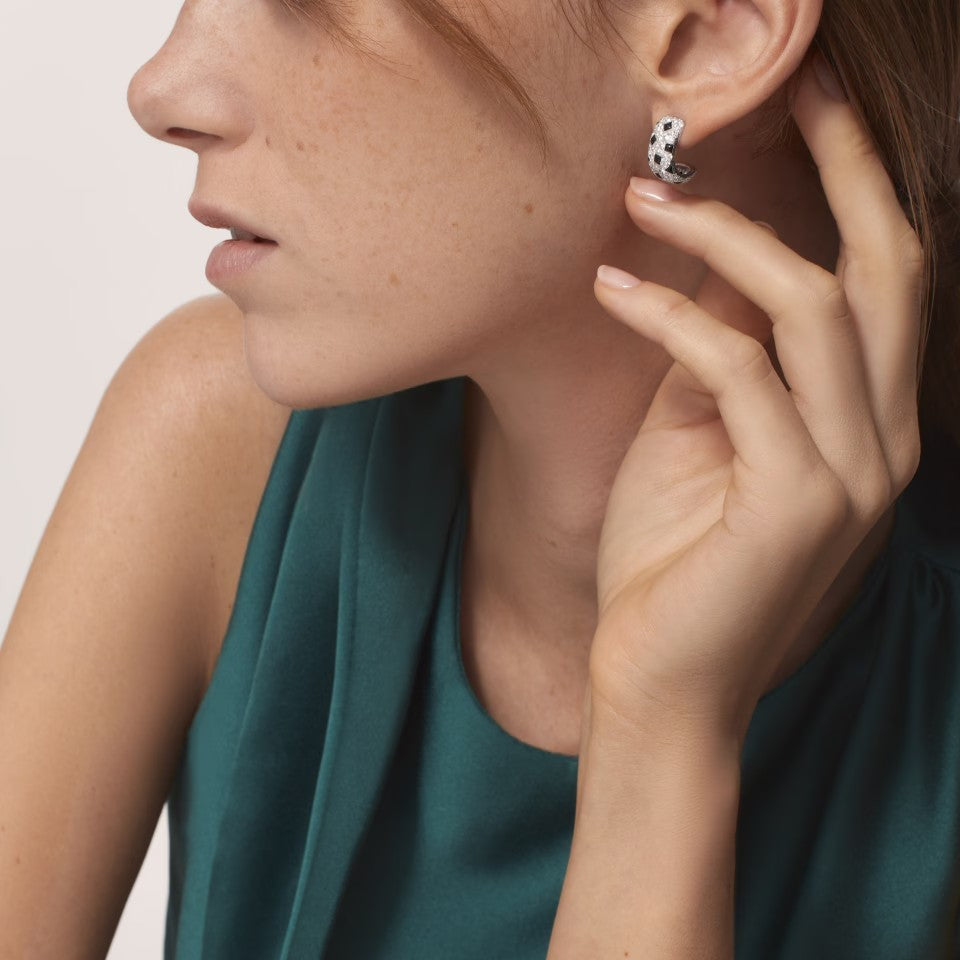 [Rose Tomorrow]PANTHERE MINI FULL DIAMOND EARRINGS