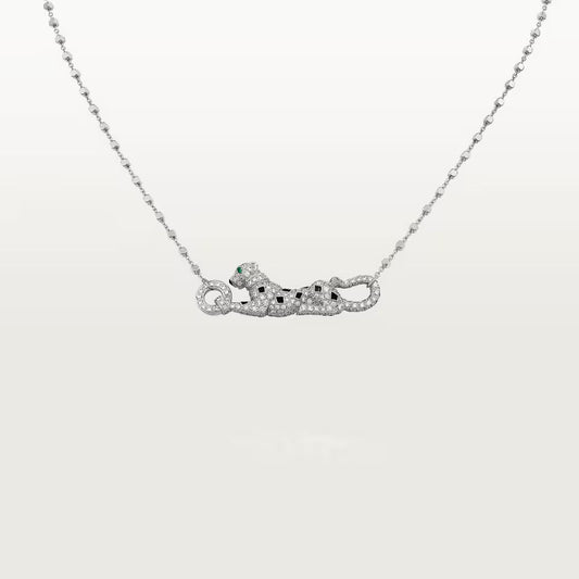 [Rose Tomorrow]PANTHERE PAVED DIAMOND NECKLACE