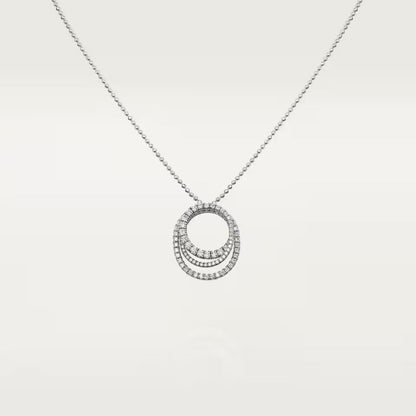 [Rose Tomorrow]ETINCELLE  FULL DIAMOND NECKLACE