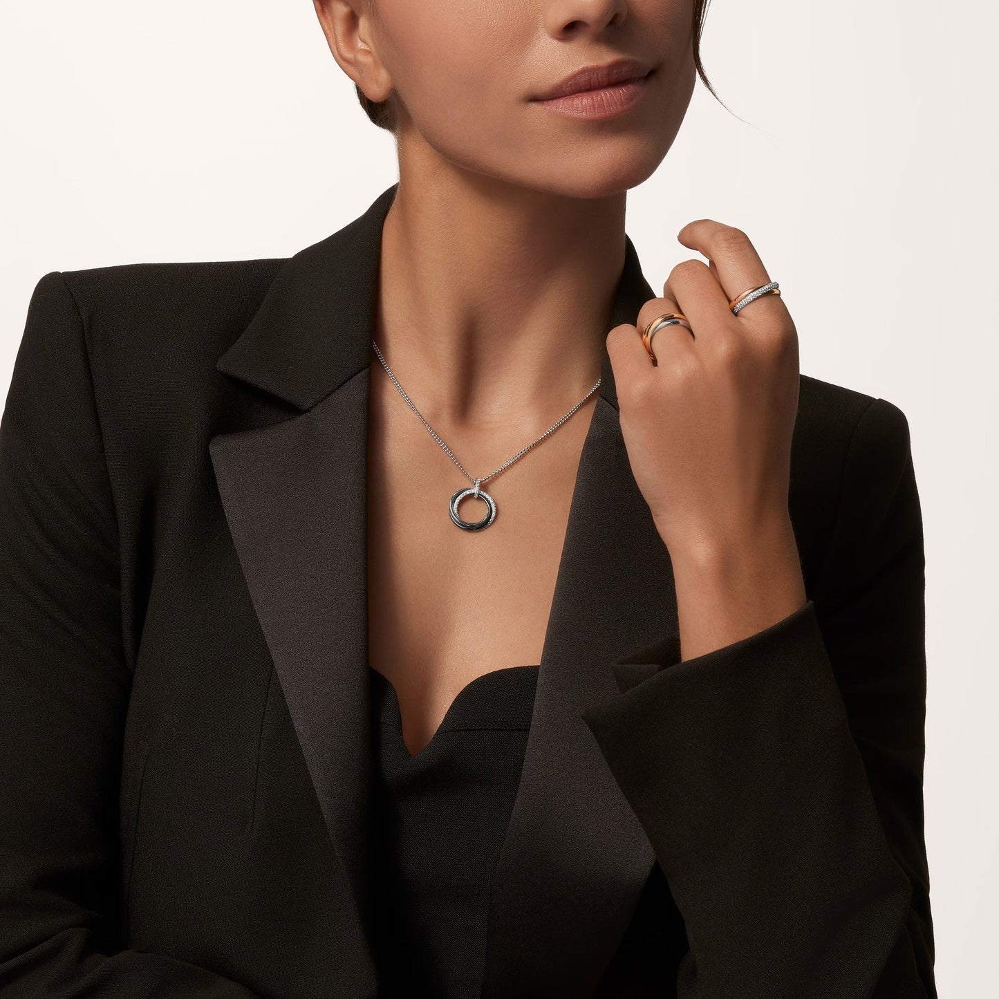 [Rose Tomorrow]TRINITY CERAMIC NECKLACE