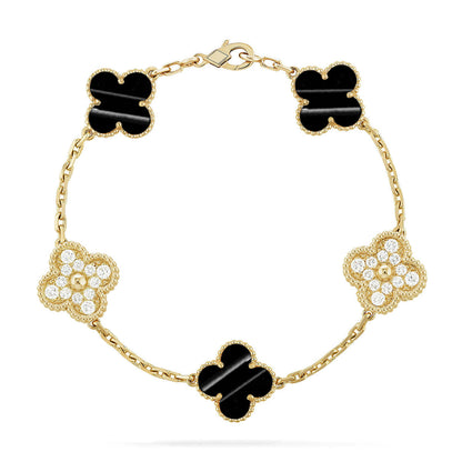[Rose Tomorrow] CLOVER 5 MOTIF PULSAR STONE BRACELET COLLECTION