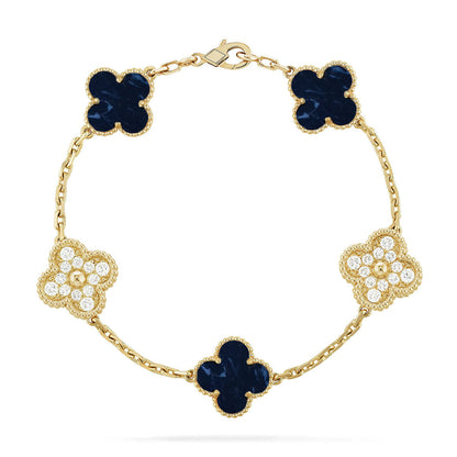 [Rose Tomorrow]CLOVER 5 MOTIF PIETERSITE BRACELET COLLECTION