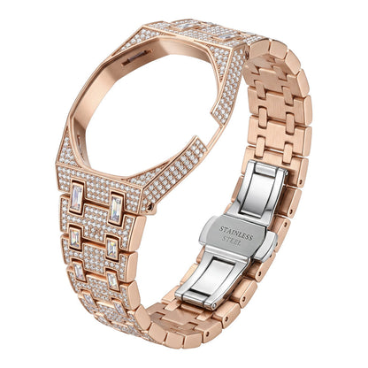 Royal Oak Pop Exclusive Bioceramic Case & Bioceramic Strap Full Diamond