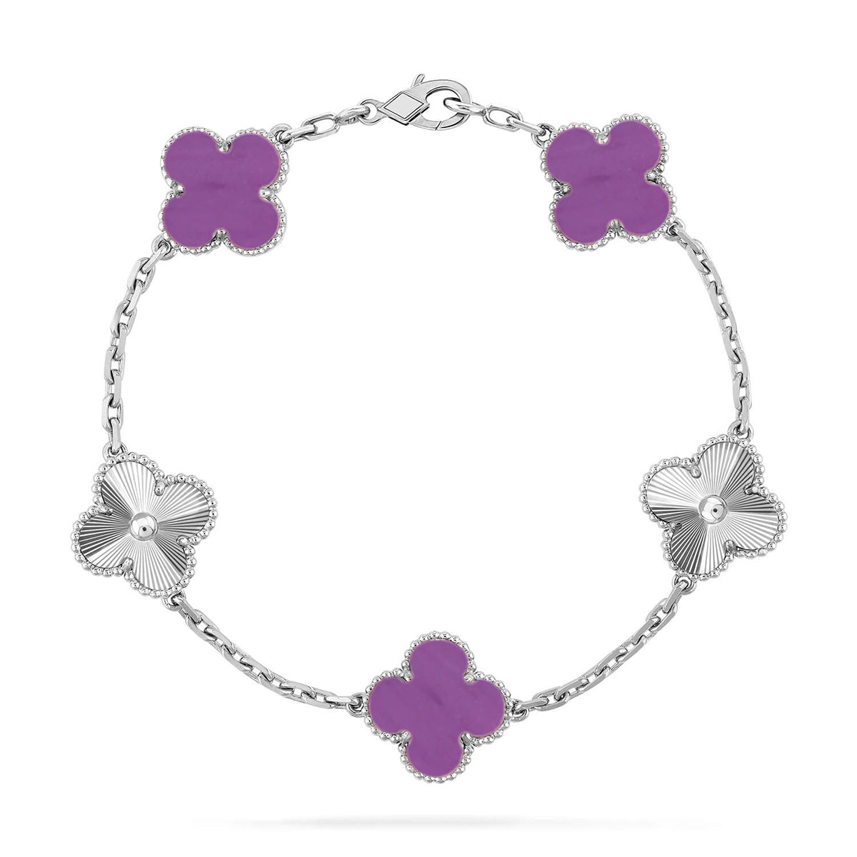 [Rose Tomorrow] CLOVER 5 MOTIF VIOLET BRACELET COLLECTION