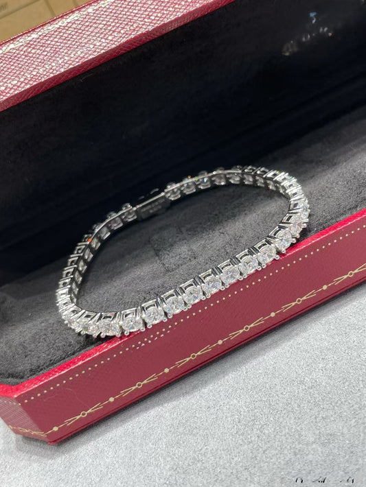 [Rose Tomorrow]TENNIS BRACELET WITH FULL DIAMOND SETTING