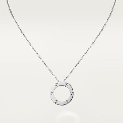[Rose Tomorrow]LOVE NECKLACE 16MM 3 DIAMONDS