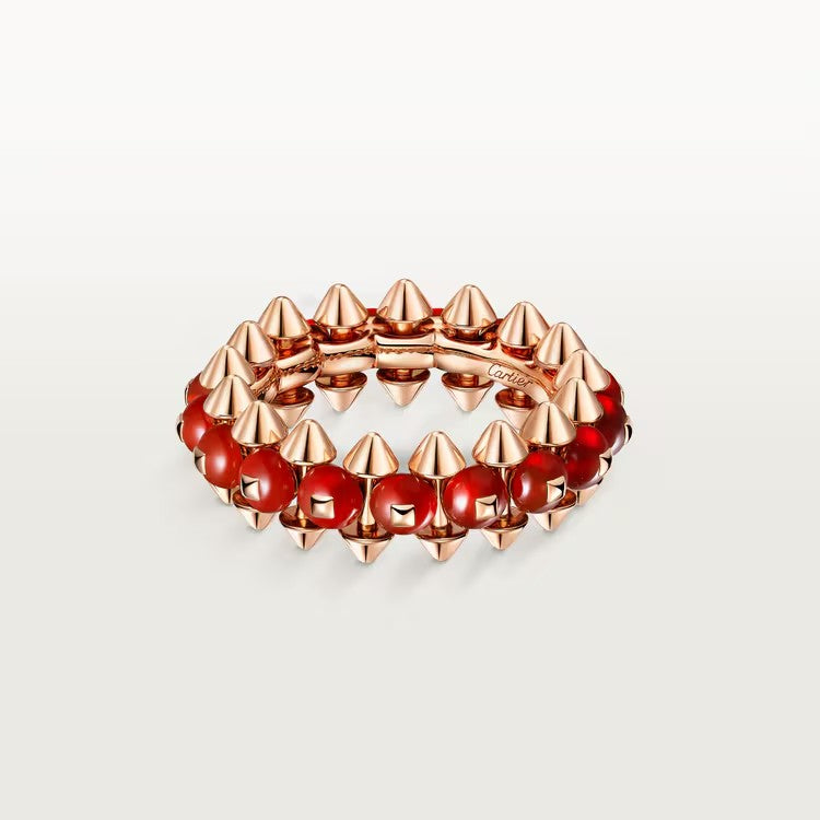 [Rose Tomorrow]CLASH 7.9MM AGATE CHALCEDONY RING