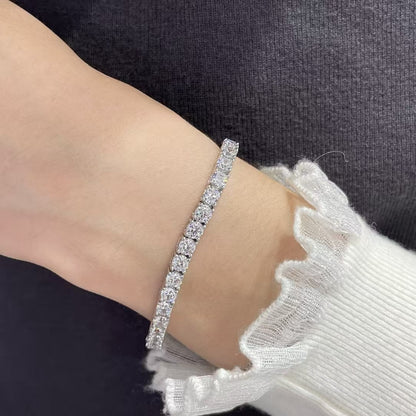 [Rose Tomorrow]TENNIS BRACELET WITH FULL DIAMOND SETTING