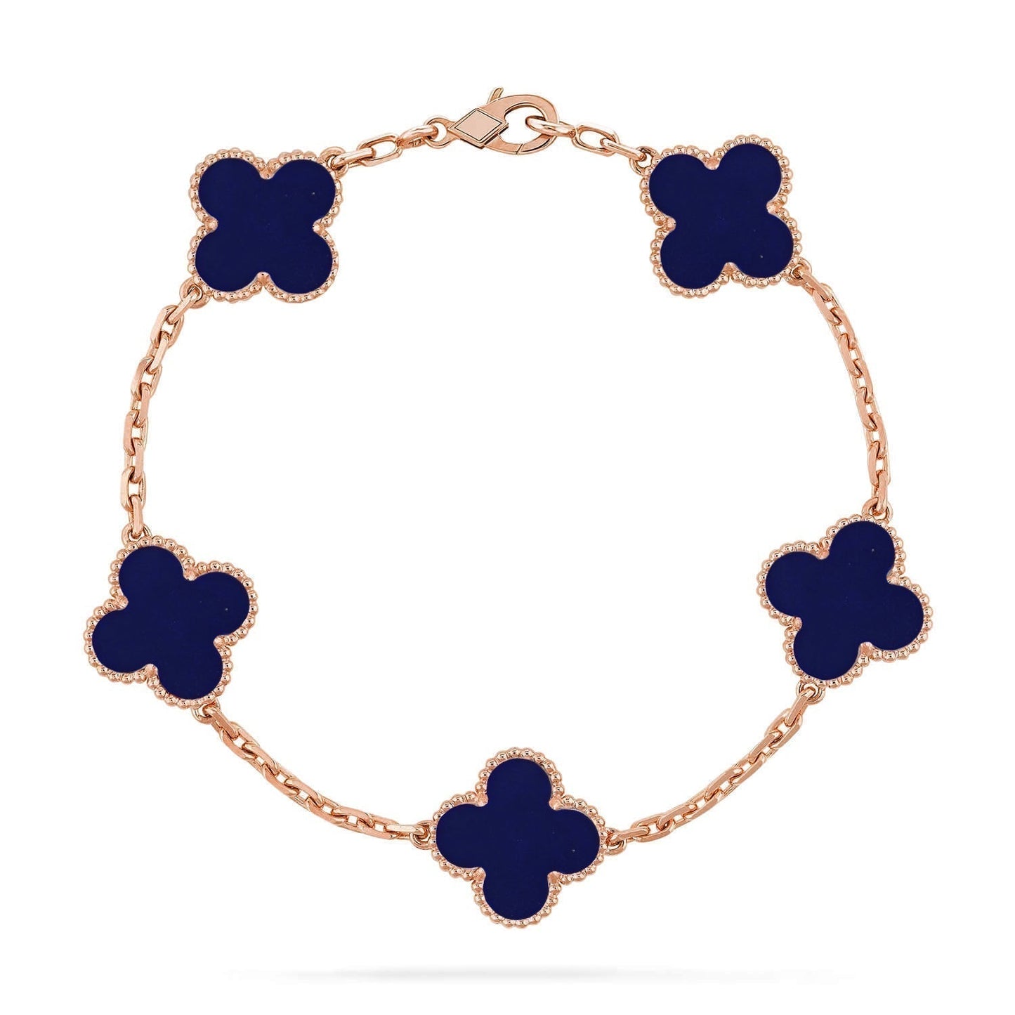 [Rose Tomorrow]CLOVER 5 MOTIF LAPIS LAZULI BRACELET COLLECTION