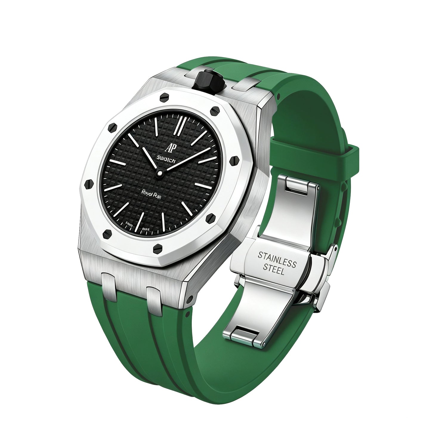 Royal Oak Pop Exclusive Steel Case & Silicone Strap With Cradle