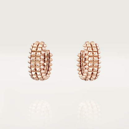 [Rose Tomorrow]CLASH 9.2MM DOUBLE ROW EARRINGS