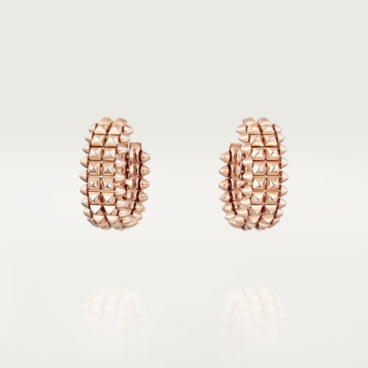 [Rose Tomorrow]CLASH 9.2MM DOUBLE ROW EARRINGS