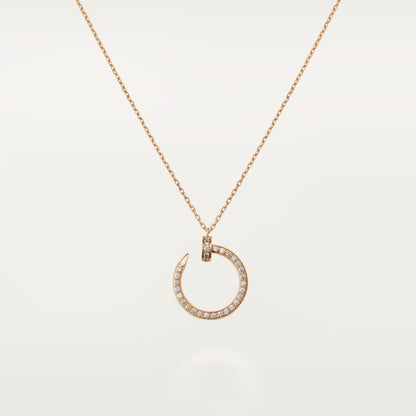 [Rose Tomorrow]JUSTE NECKLACE FULL DIAMOND