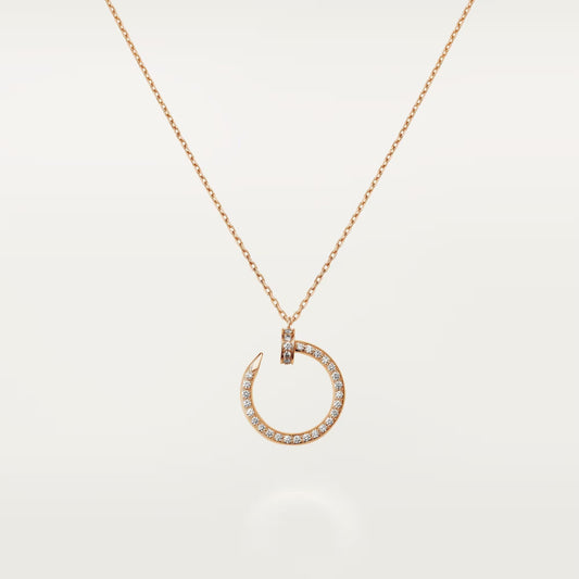 [Rose Tomorrow]JUSTE NECKLACE FULL DIAMOND
