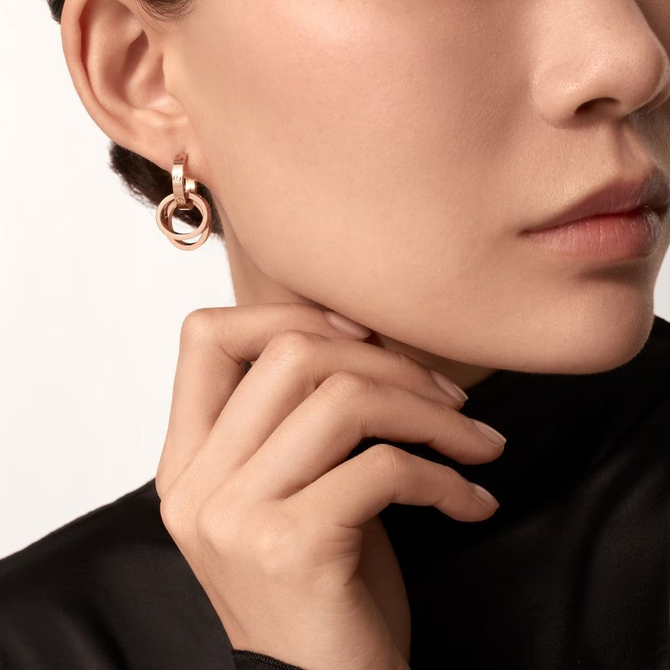 [Rose Tomorrow]LOVE 3.3MM DANGLE EARRINGS