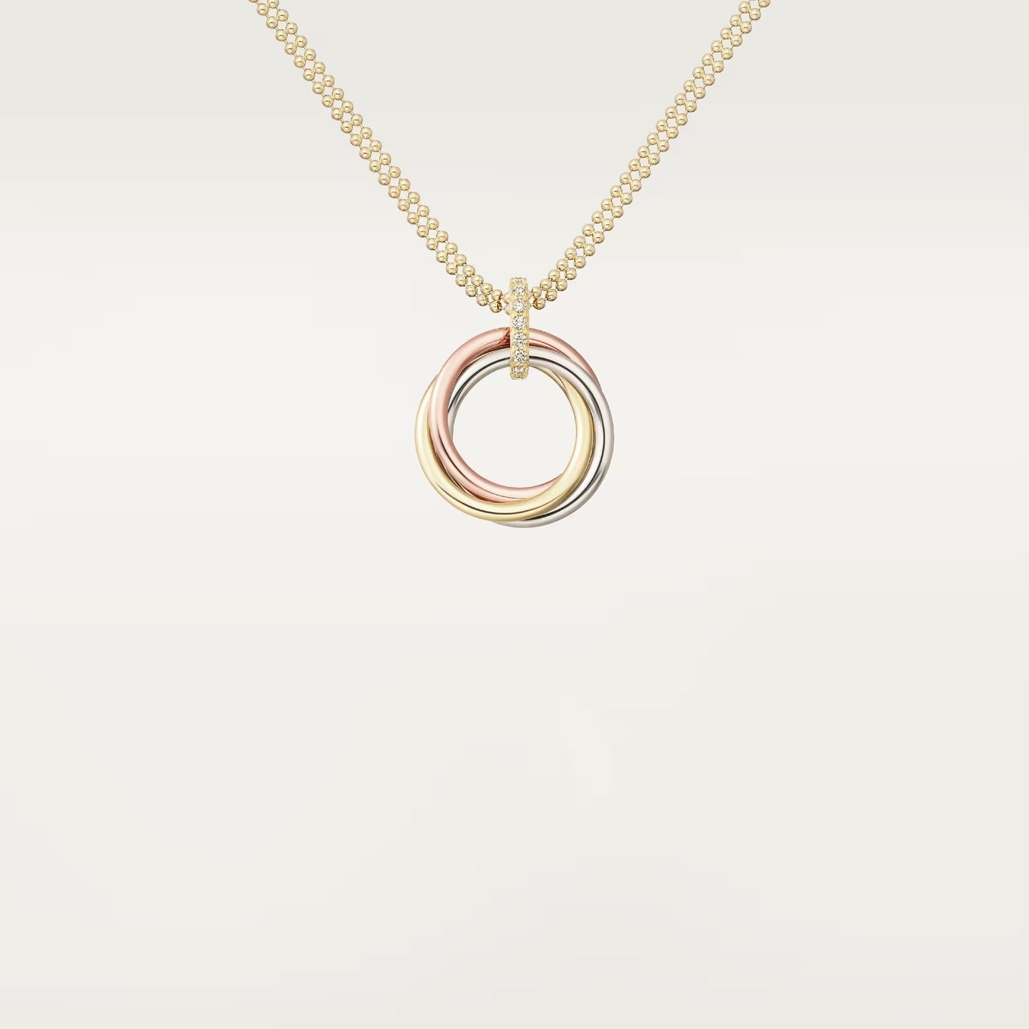 [Rose Tomorrow]TRINITY MEDIUM  DIAMONDS NECKLACE