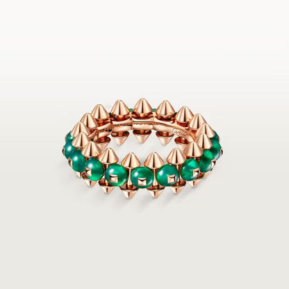 [Rose Tomorrow]CLASH 7.9MM AGATE CHALCEDONY RING