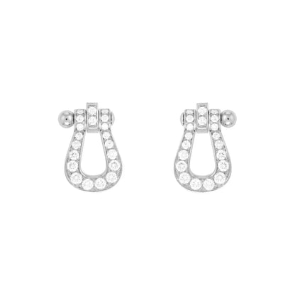 [Rose Tomorrow]FORCE 10 FULL DIAMOND STUD EARRINGS MINI MODEL