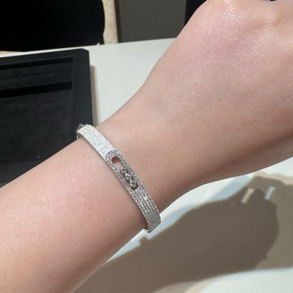 [✨Rose💎]Move Noa Cisel茅 half pave bangle