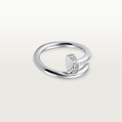 [Rose Tomorrow]JUSTE RING 2.6MM HALF DIAMOND