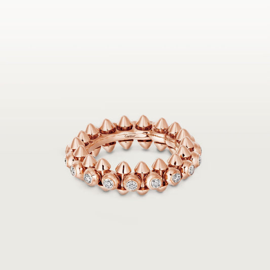 [Rose Tomorrow]CLASH 6.8MM DIAMOND MEDIUM RING