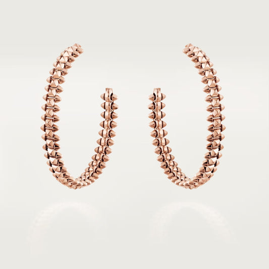 [Rose Tomorrow]CLASH HOOP LARGE EARRINGS