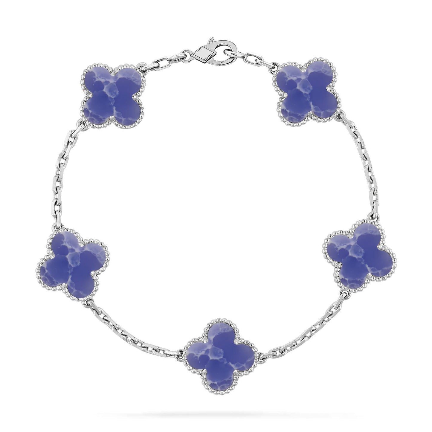 [Rose Tomorrow]CLOVER 5 MOTIF BLUE VEINS BRACELET COLLECTION
