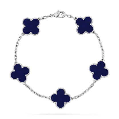 [Rose Tomorrow]CLOVER 5 MOTIF LAPIS LAZULI BRACELET COLLECTION