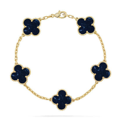 [Rose Tomorrow]CLOVER 5 MOTIF PIETERSITE BRACELET COLLECTION