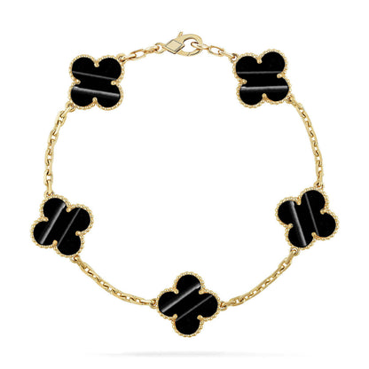 [Rose Tomorrow] CLOVER 5 MOTIF PULSAR STONE BRACELET COLLECTION