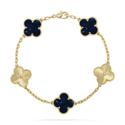 [Rose Tomorrow]CLOVER 5 MOTIF PIETERSITE BRACELET COLLECTION