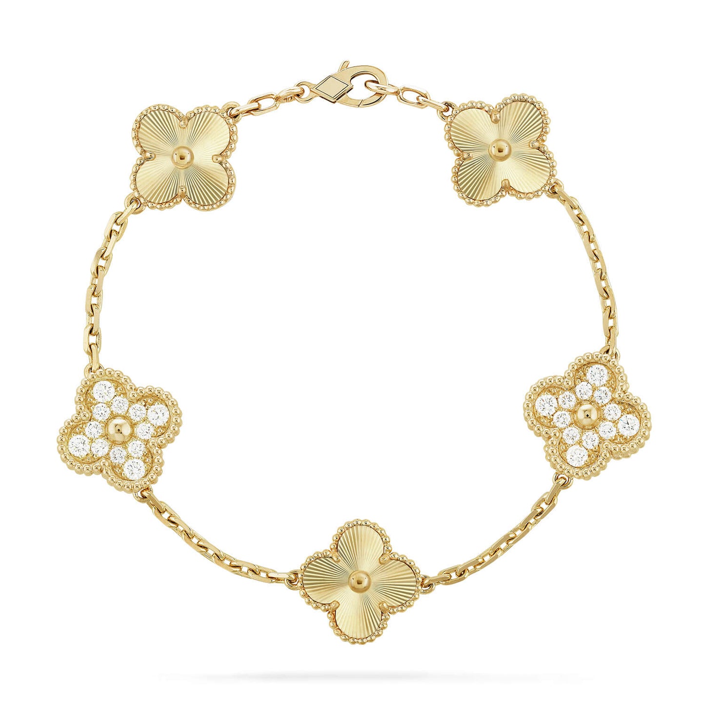 [Rose Tomorrow] CLOVER 5 MOTIF LASER BRACELET COLLECTION