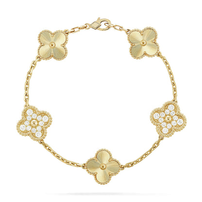 [Rose Tomorrow] CLOVER 5 MOTIF LASER BRACELET COLLECTION