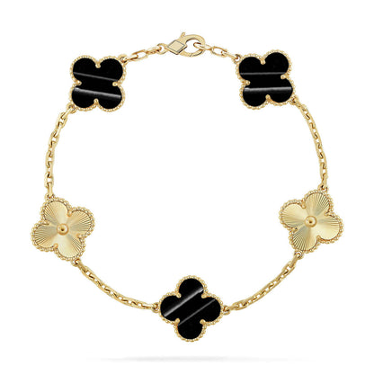 [Rose Tomorrow] CLOVER 5 MOTIF PULSAR STONE BRACELET COLLECTION