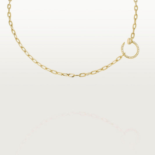 [Rose Tomorrow]JUSTE NECKLACE FULL DIAMONDS