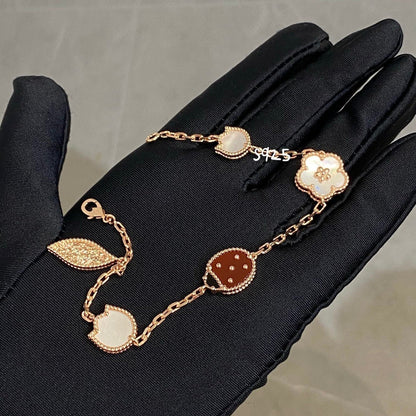 [Rose Tomorrow]LUCKY SPRING 5 MOTIF BRACELET