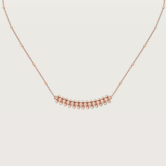 [Rose Tomorrow]CLASH  SMALL FULL DIAMOND NECKLACE