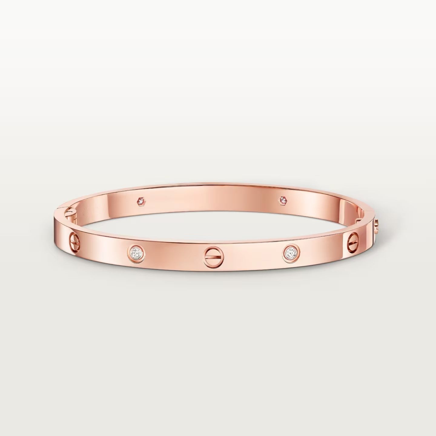 [Rose Tomorrow]LOVE BRACELET 4.8MM 4 DIAMONDS