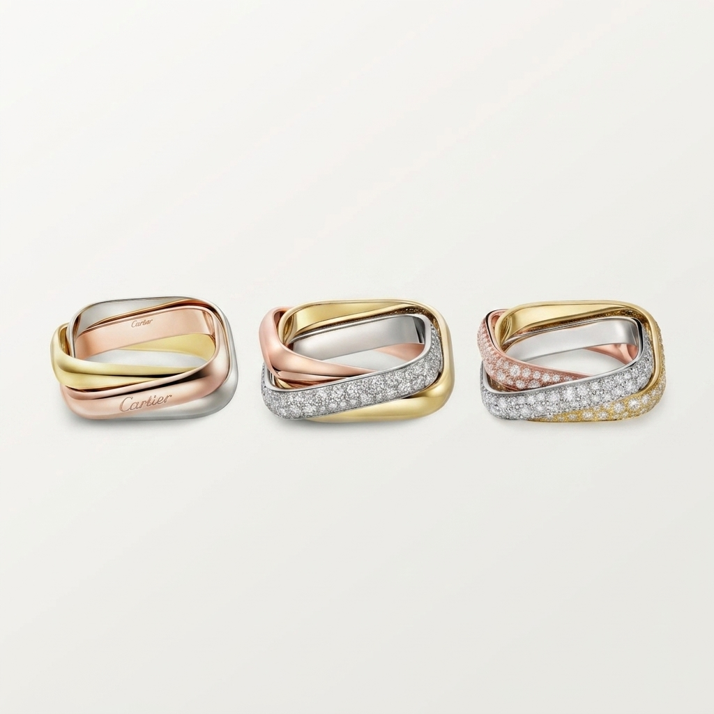 [Rose Tomorrow]TRINITY 3.5MM CUSHION RING COLLECTION