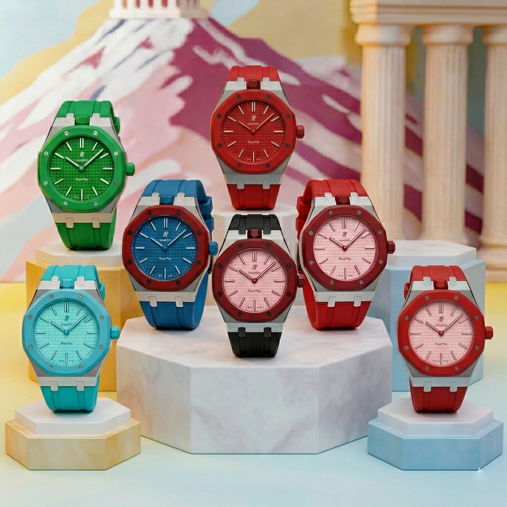 Royal Oak Pop Exclusive Steel Case & Silicone strap
