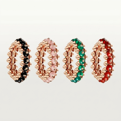 [Rose Tomorrow]CLASH 7.9MM AGATE CHALCEDONY RING