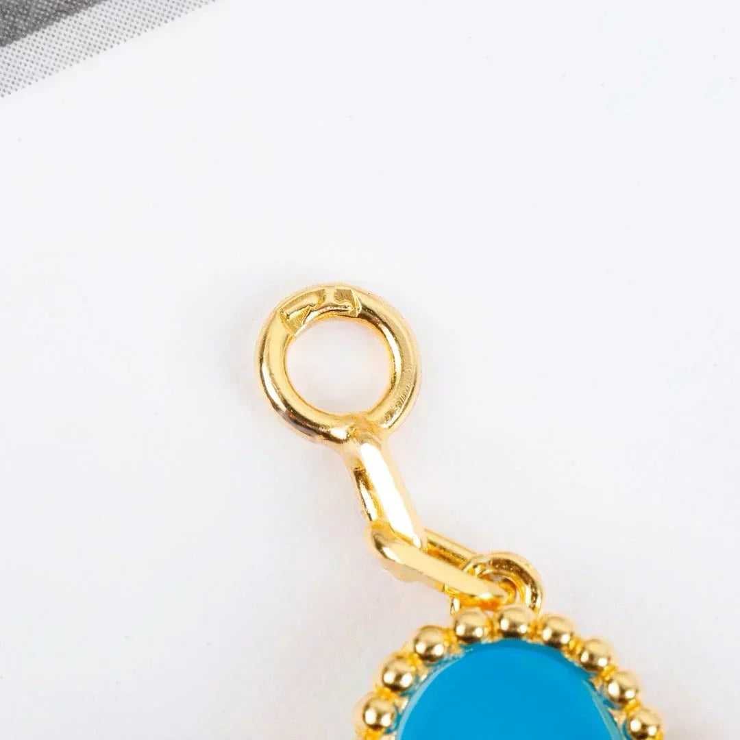 [Rose Tomorrow] CLOVER 5 MOTIF TURQUOISE BRACELET COLLECTION
