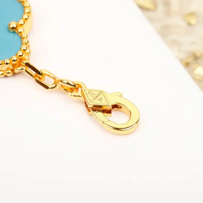 [Rose Tomorrow] CLOVER 5 MOTIF TURQUOISE BRACELET COLLECTION